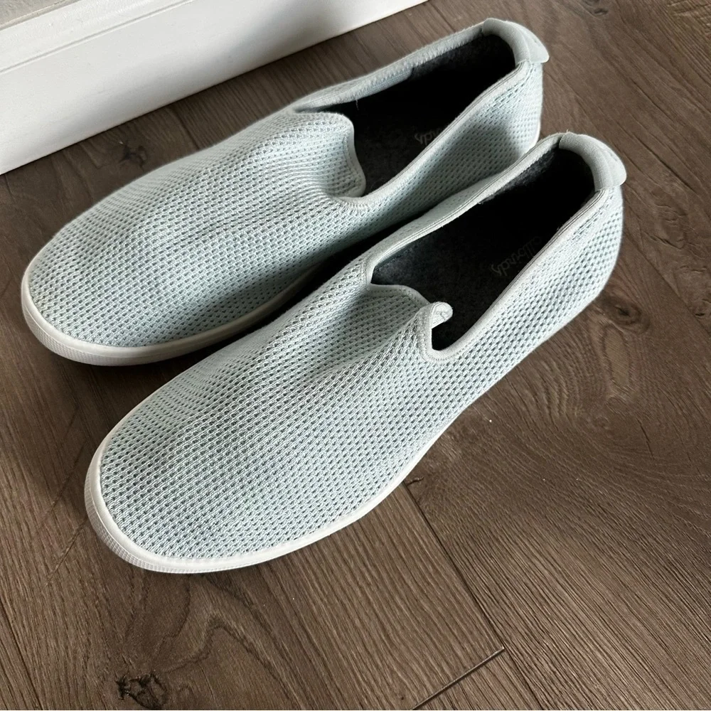 Allbirds Tree Loungers Slip On Shoes Loafers Light Blue Color Size 12 Men’s
